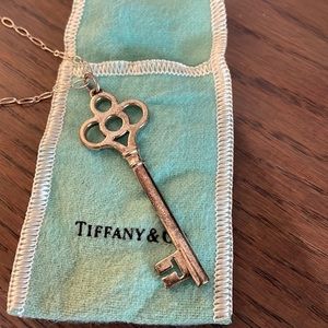 Tiffany & Co large key on chain